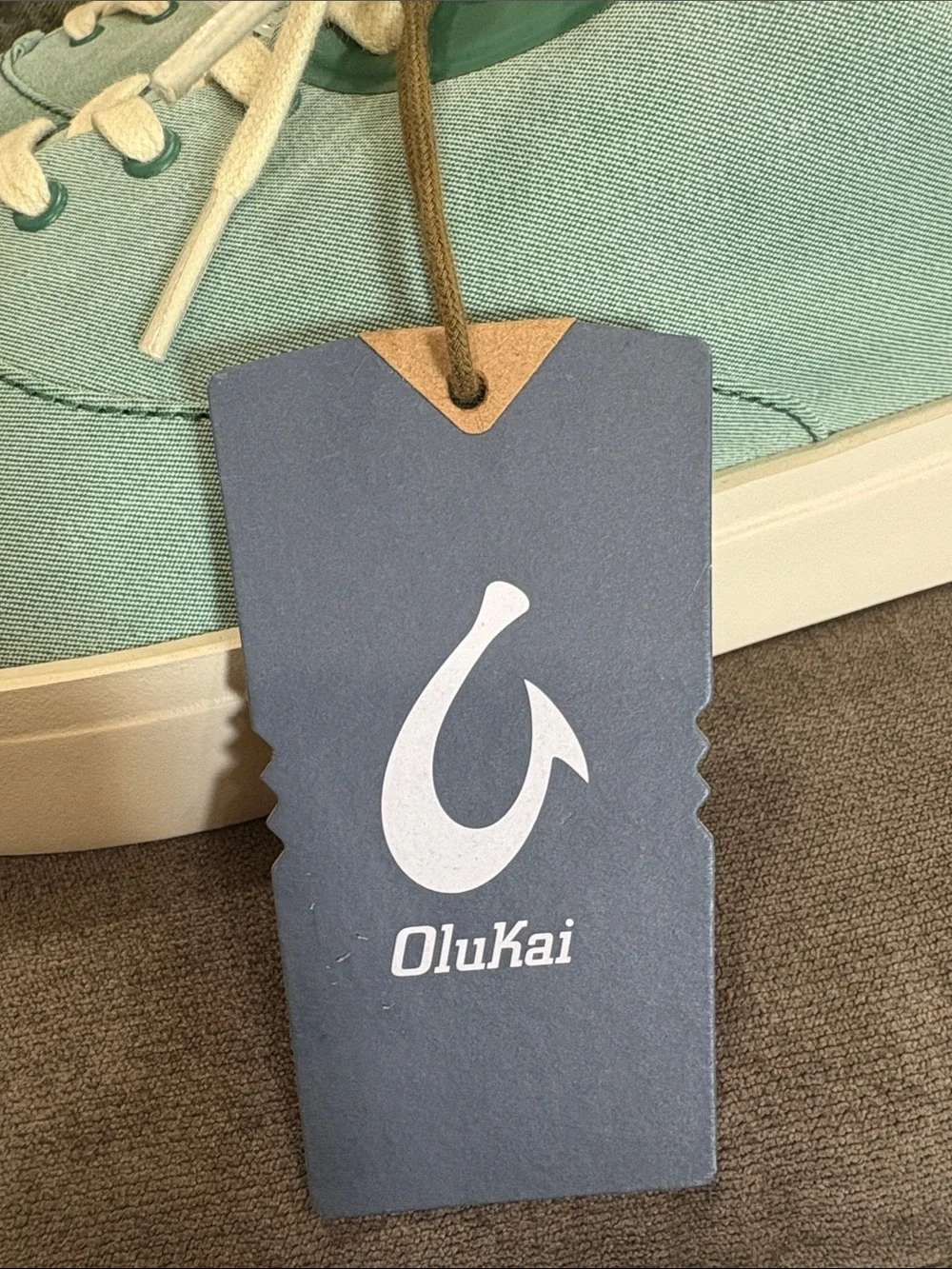 OluKai Men’s Green Bamboo Tradewind Everyday Sneakers , Size 12, NWT,